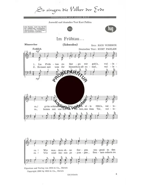 So singen die Völker der Erde 6